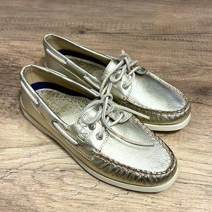 Sperry Top Sider Shoes | Metallic | Size 7
